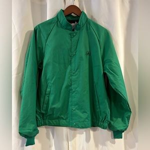 Vintage 80’s Swingster‎ Pioneer Seed Men’s M Button Up Green Farmer Jacket USA